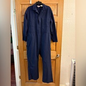 Vtg Walls Blue Mens L 46 Coveralls Master Made Workwear Painter Grunge Jumpsuit